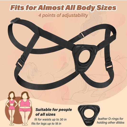 💜 PlayReal BELT™ Strap On Dildo Gode ceinture harnais