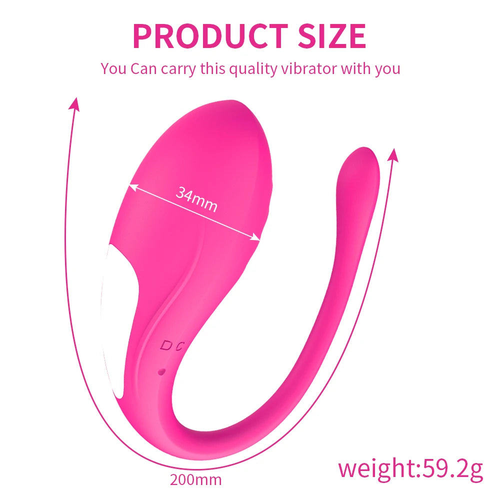 🟣 PlayFlush™ Violet Vibe – Œuf Vibrant Connecté, Rechargeable et Étanche