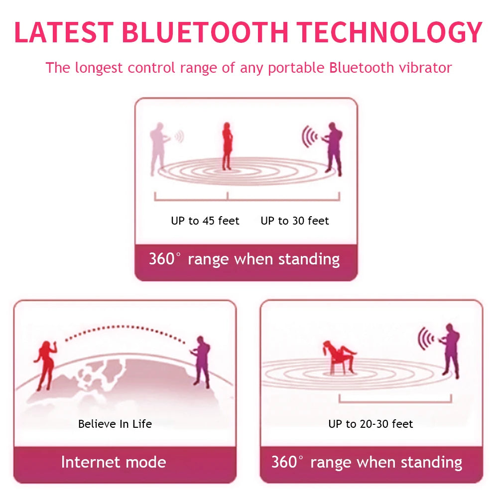 🟣 PlayFlush™ Violet Vibe – Œuf Vibrant Connecté, Rechargeable et Étanche