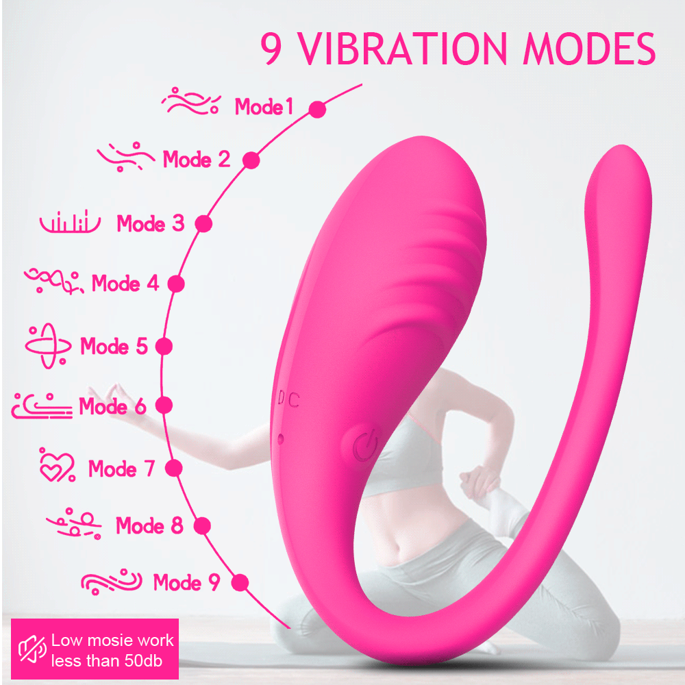 🟣 PlayFlush™ Violet Vibe – Œuf Vibrant Connecté, Rechargeable et Étanche