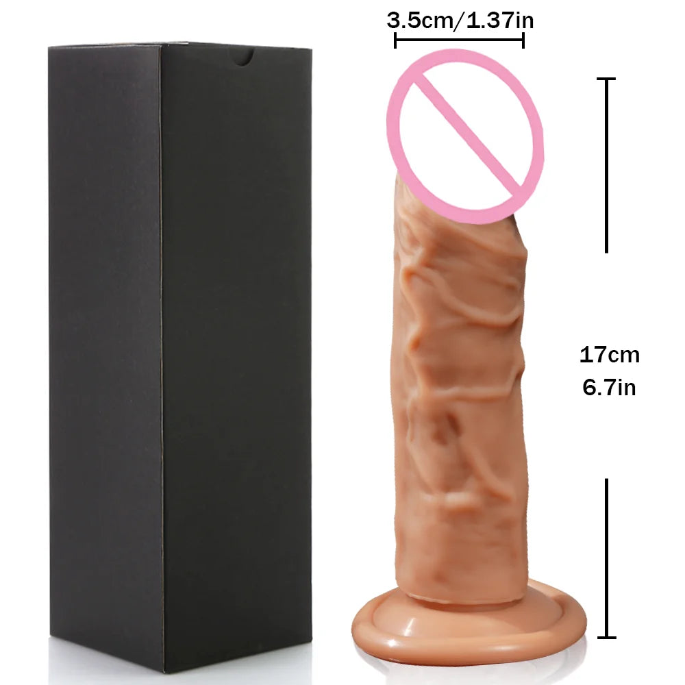PlayReal™  – Le sextoy réaliste en silicone médical haut de gamme "S 17cm beige"