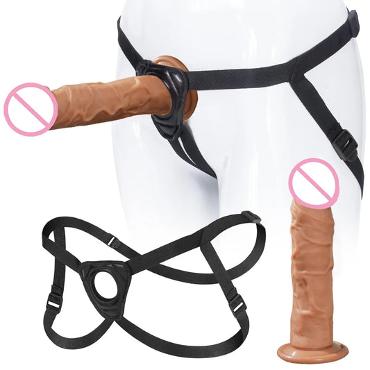 💜 PlayReal BELT™ Strap On Dildo Gode ceinture harnais